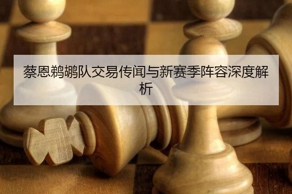 蔡恩鹈鹕队交易传闻与新赛季阵容深度解析